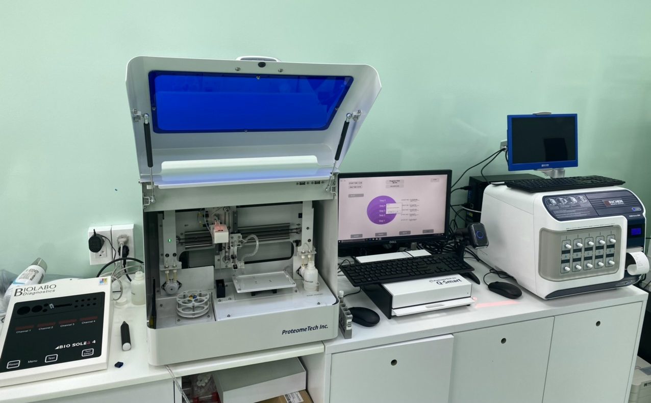 Bộ máy xét nghiệm C13, máy đọc và máy xét nghiệm dị ứng